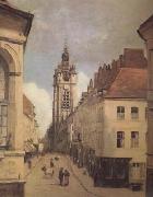 Le beffroi de Douai (mk11) Jean Baptiste Camille  Corot